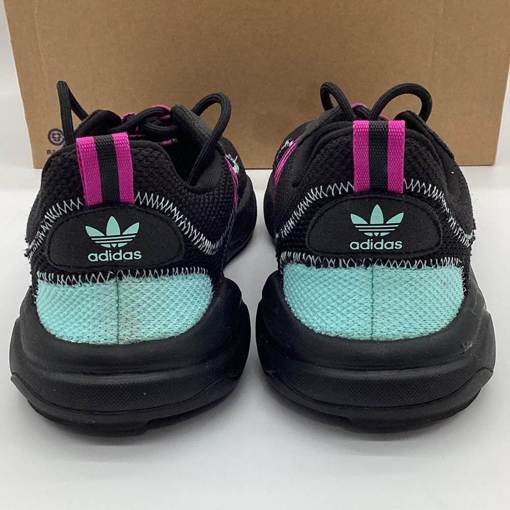 1956. Adidas Low Pro “Cool Gymshoe” Black, Light Turquoise & Fuchsia Size 9 EUC - Picture 3 of 6